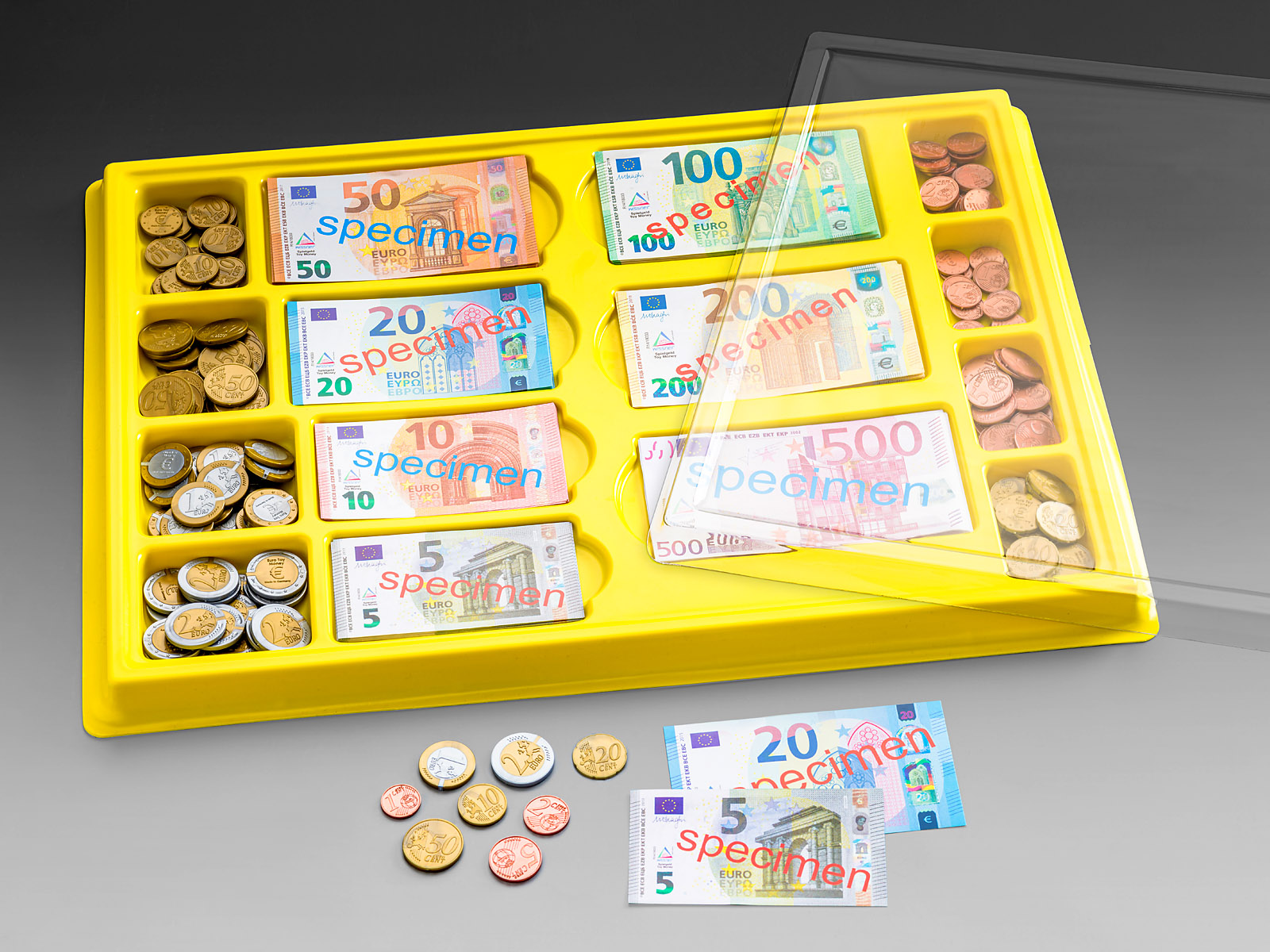 Euro-Sortierset, 290-teilig, 5-10 Jahre