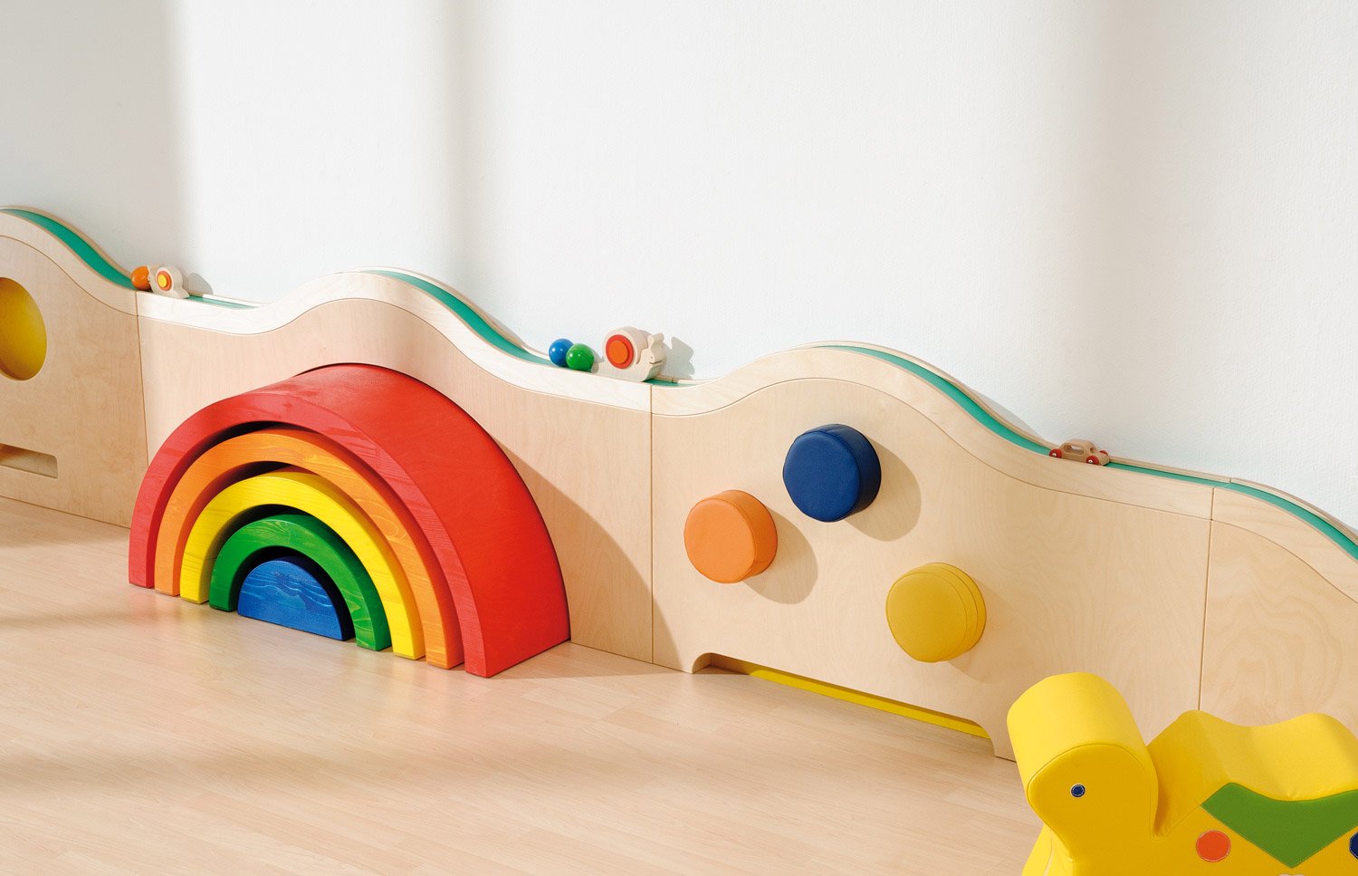 Wandspielbahn Bogen