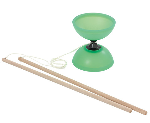 Großes Diabolo Vision mit Handstäben, farblich, ab 6 Jahren