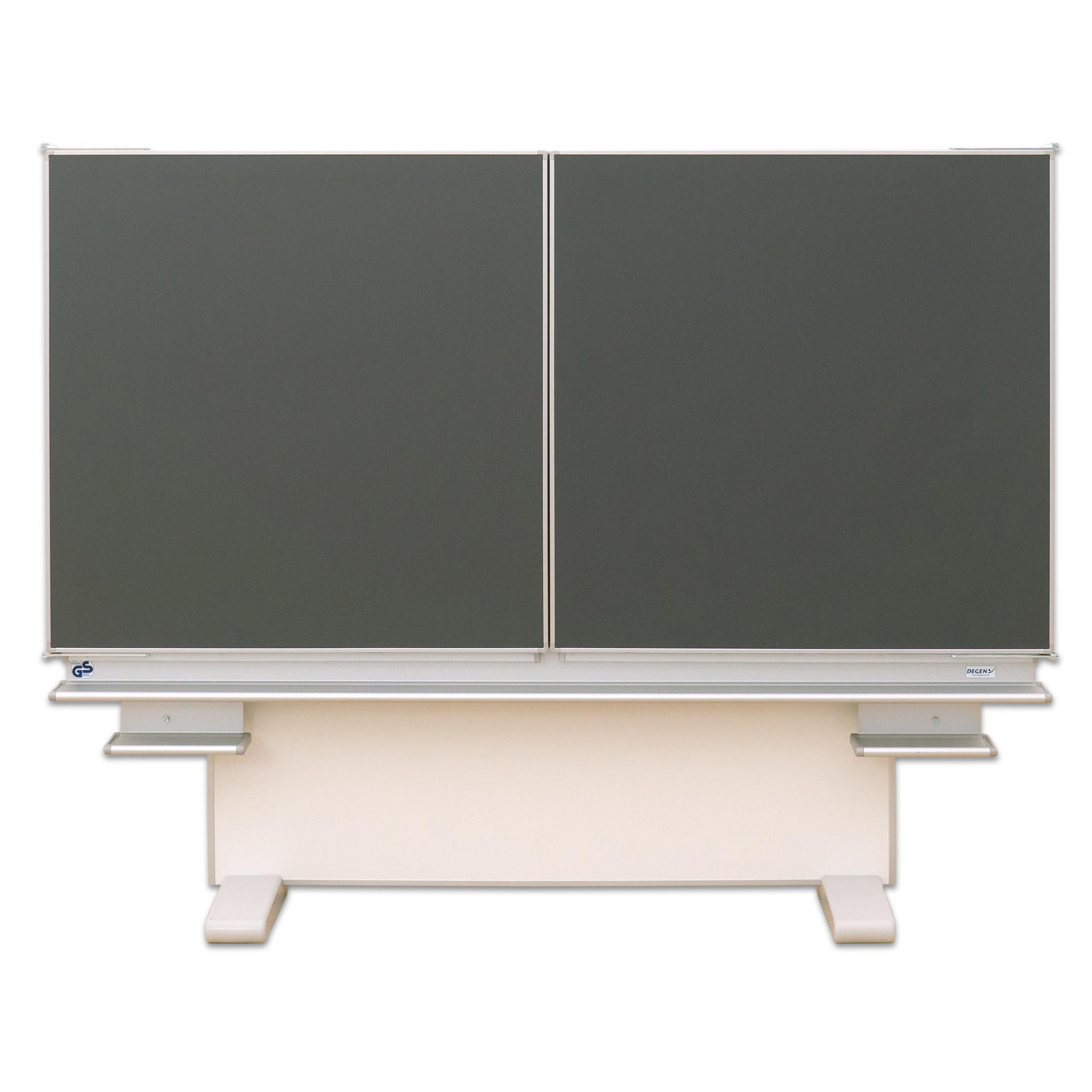 Gestell-Klappschiebetafel, anthrazit, 200x100cm, freistehend und GS-geprüft