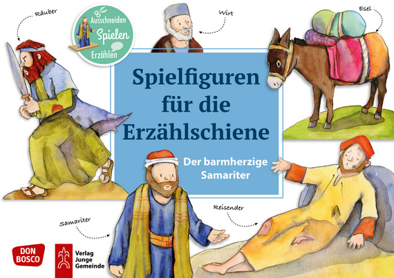 Erzählschiene Spielfiguren - Der barmherzige Samariter, ab 2 Jahre