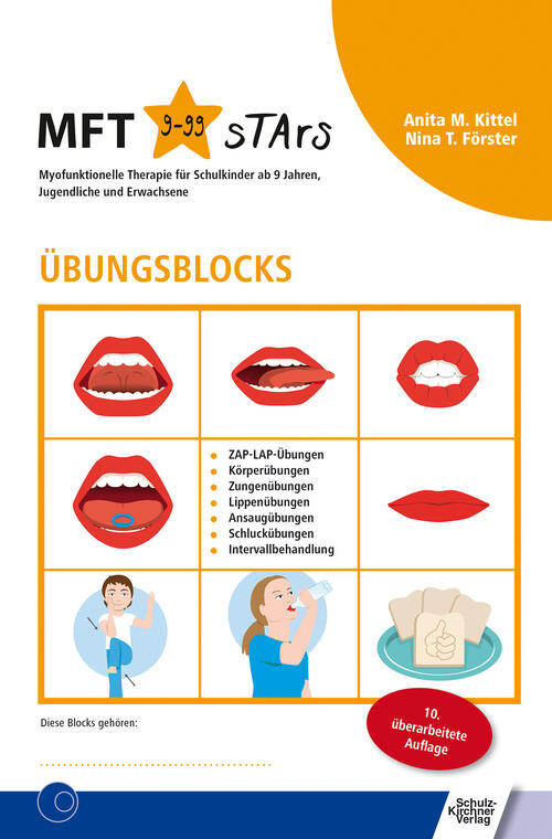 Übungsblock zum Buch Myofunktionelle Therapie