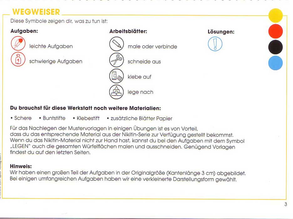 Werkstatt Arbeitsheft Nikitin Logische Reihen N8