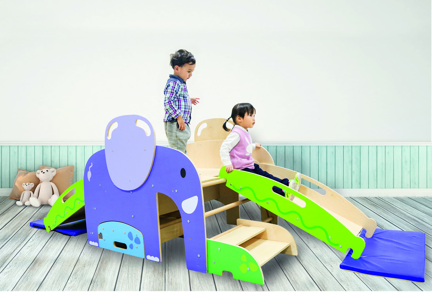 Wild Climber Elefant, 16-teilige Bewegungslandschaft