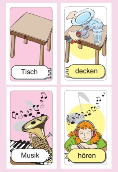 Grundwortschatz DaZ - Das gehört zusammen!, Kartenspiel, ab 7 Jahre
