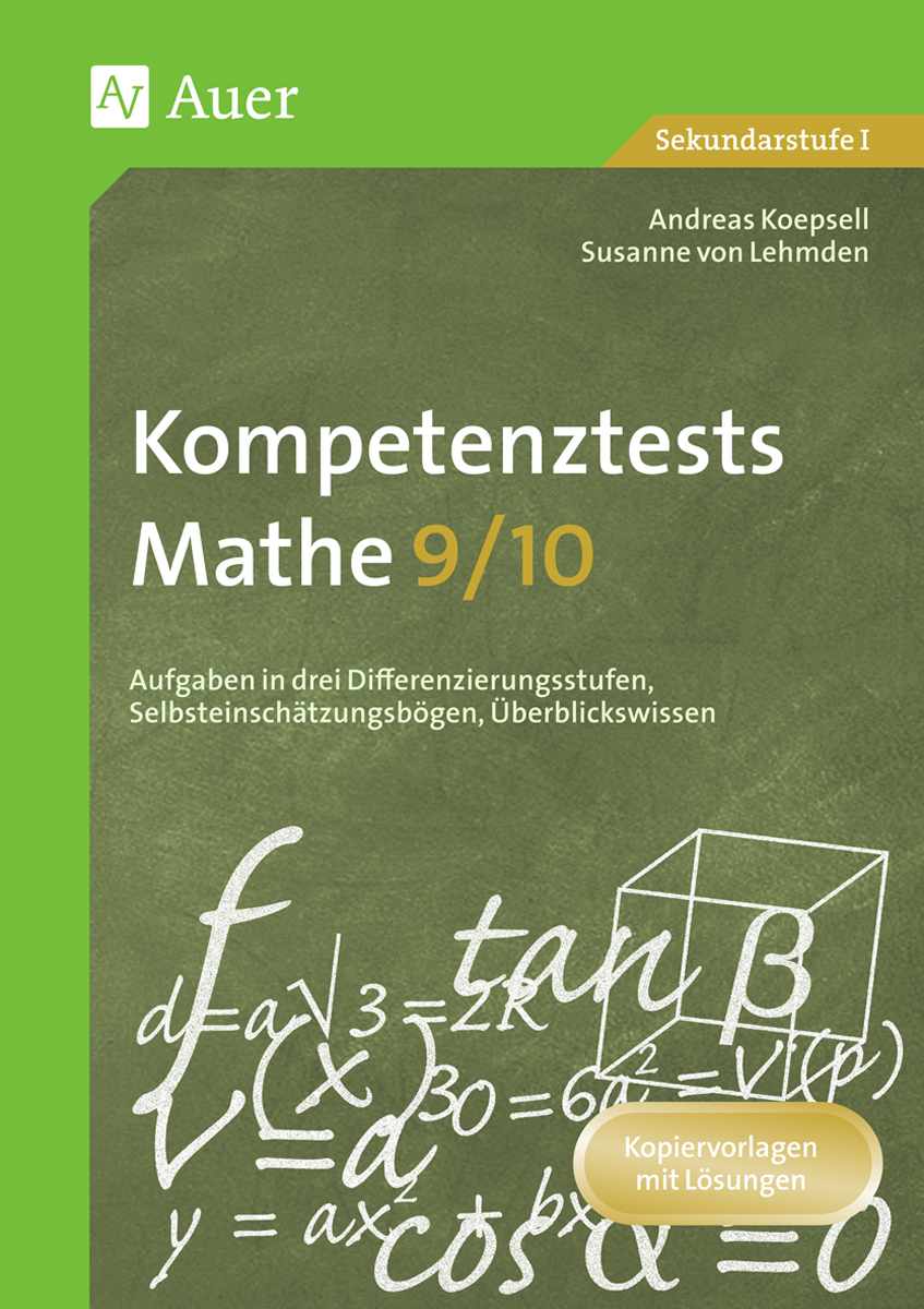 Kompetenztests Mathe, Klasse 9/10