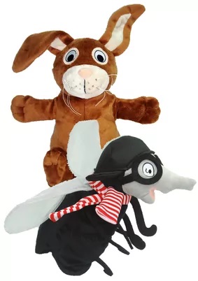 Kasimir und Flora, Handpuppen-Set, 4-7 Jahre