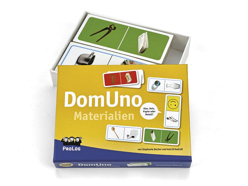 DomUno's 4 - Materialien, Sprachlernspiel, ab 5 Jahre