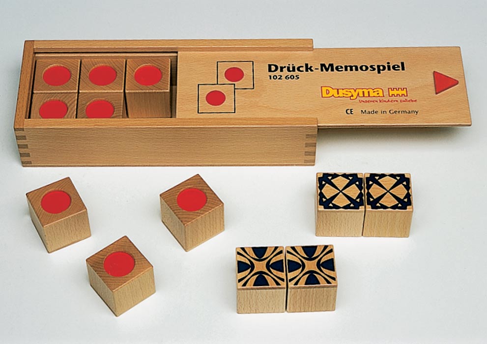 Drück-Memo-Spiel, ab 4 Jahre