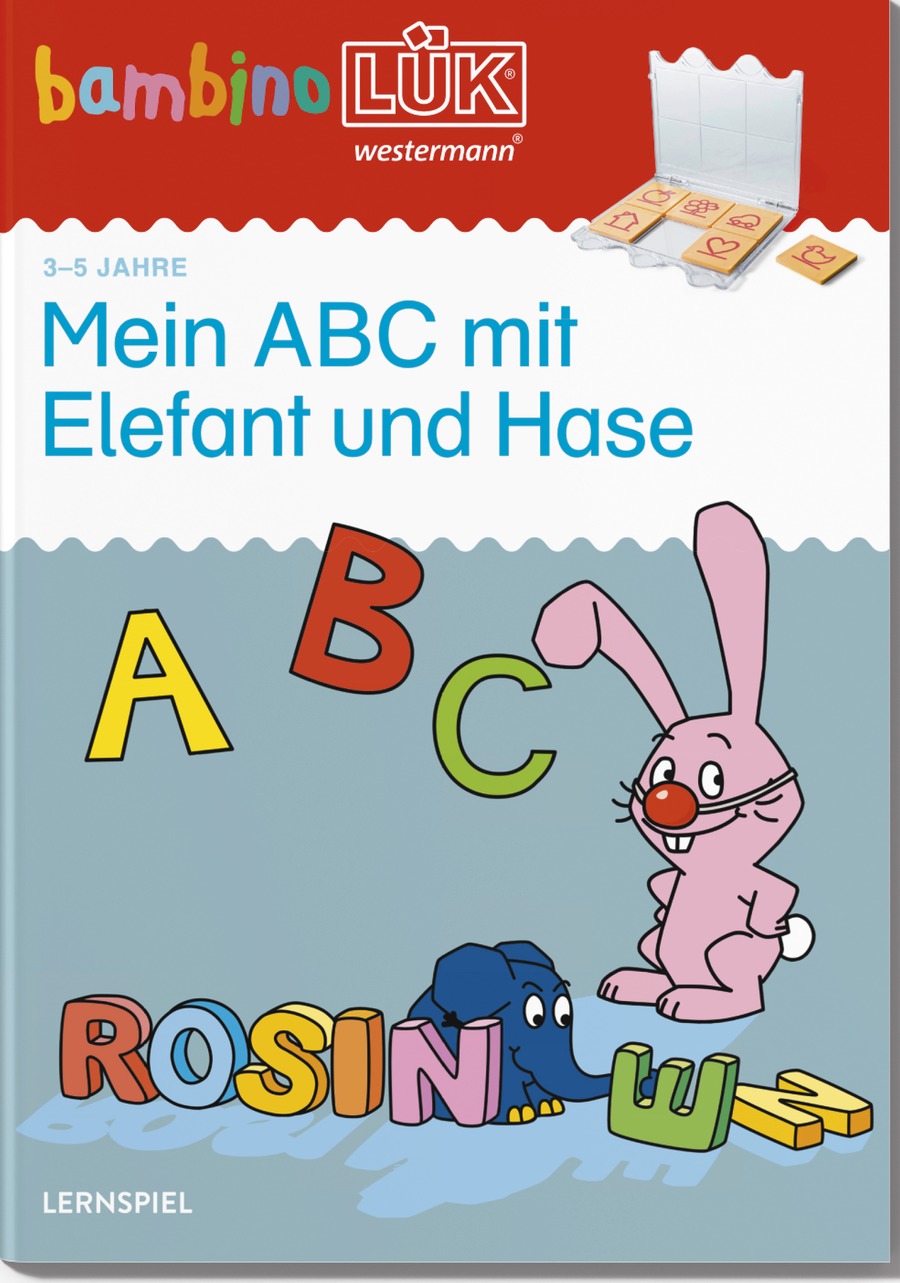 bambinoLÜK Mein ABC mit Elefant und Hase, 3-5 Jahre