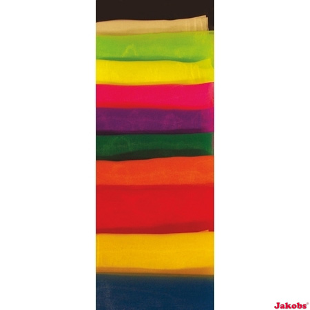 Jongliertücher pink, chiffon, 68 x 68 cm, 12er-Pack
