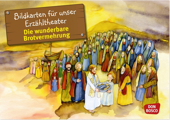Kamishibai Bildkartenset - Die wunderbare Brotvermehrung, 3-8 Jahre