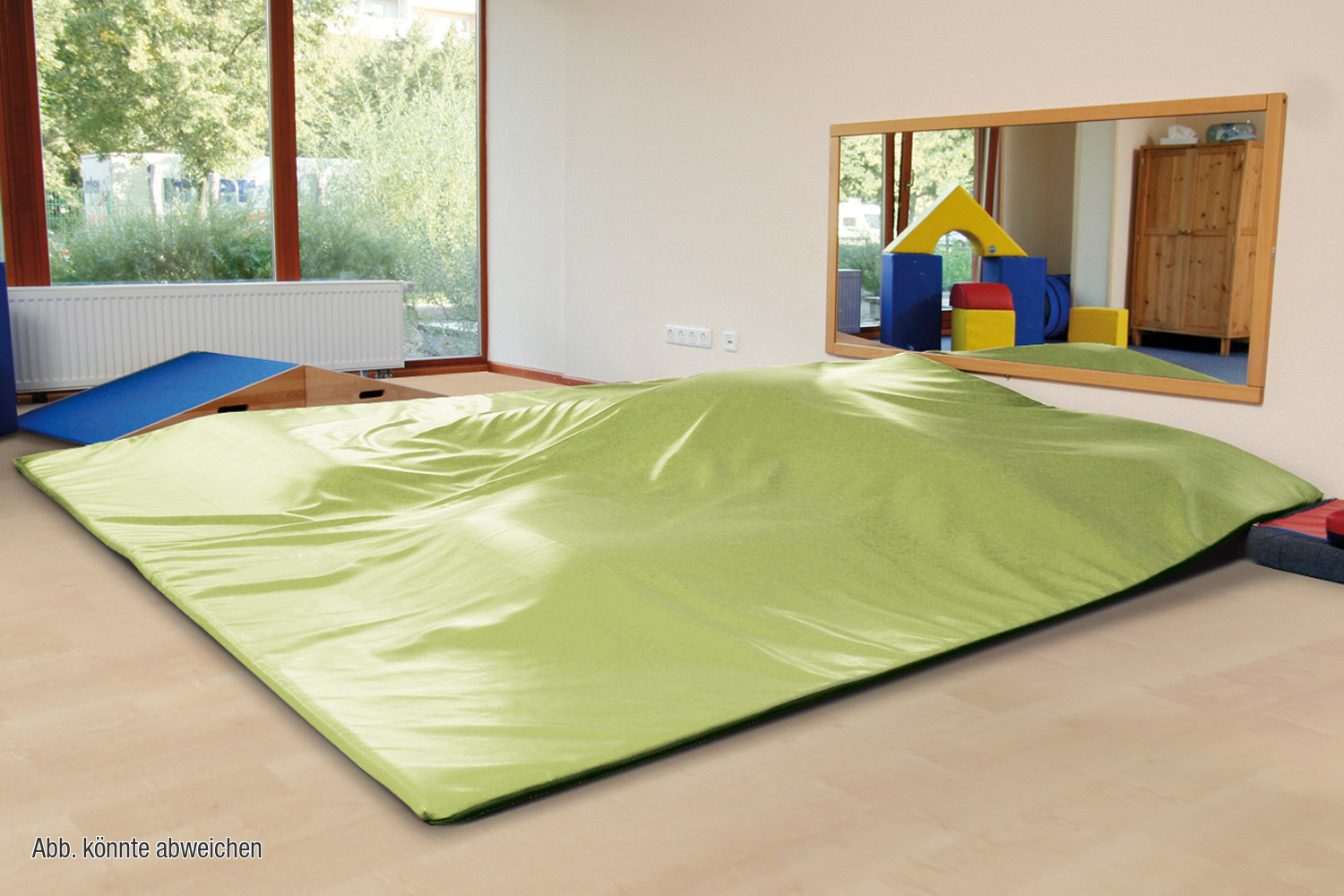 Abenteuermatte M grün, Breite 350 cm