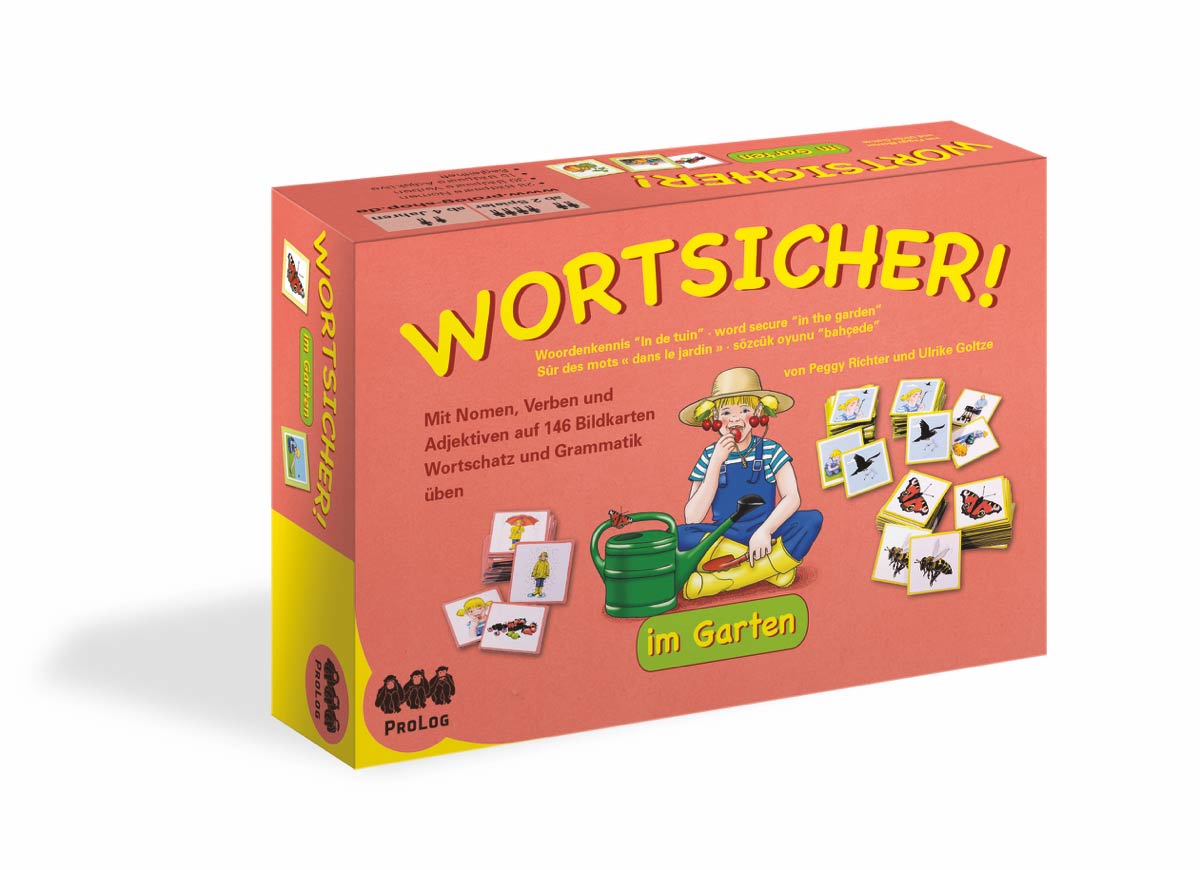 Wortsicher! Im Garten, Bildkarten-Box, ab 4 Jahre