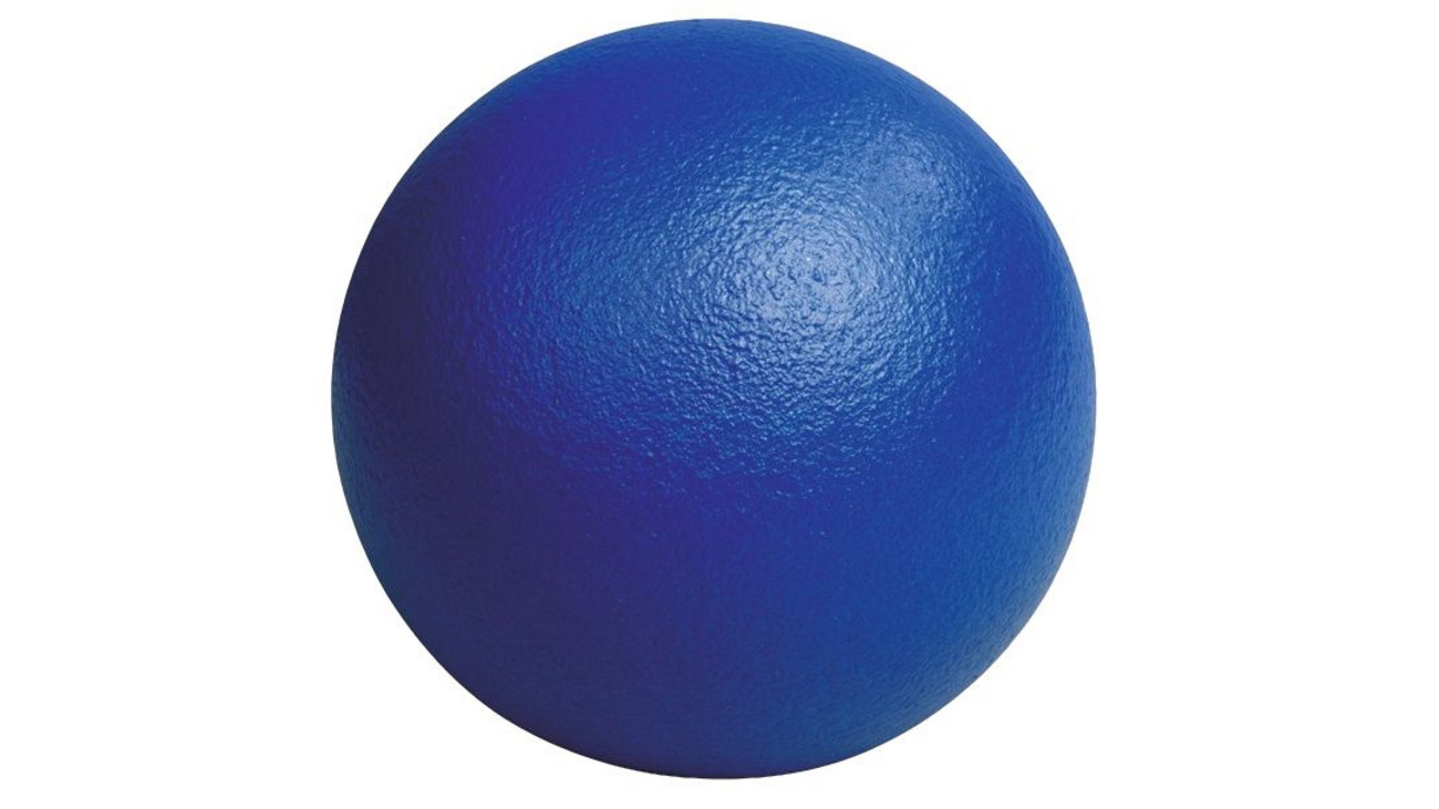 Softball, beschichtet, 16 cm, blau, 92 g