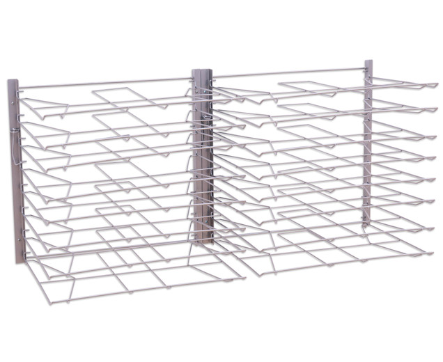 Trocknungsgestell zur Wandmontage, silber