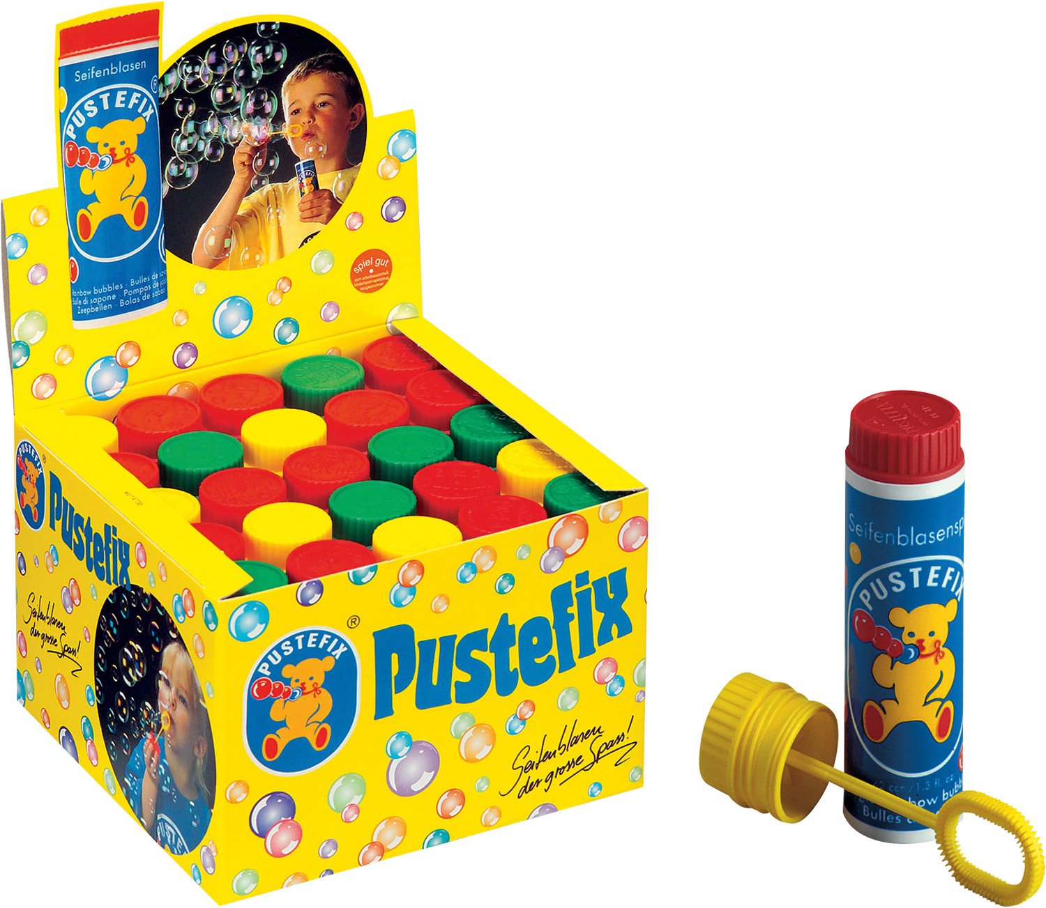 PUSTEFIX Kleinpackung (25 Stück), Seifenblasenspiel