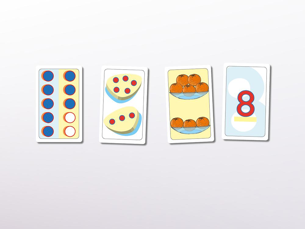 LingoCards Schnapp! Gleich viel! - Mengen erfassen, Kartenspiel, ab 6 Jahre
