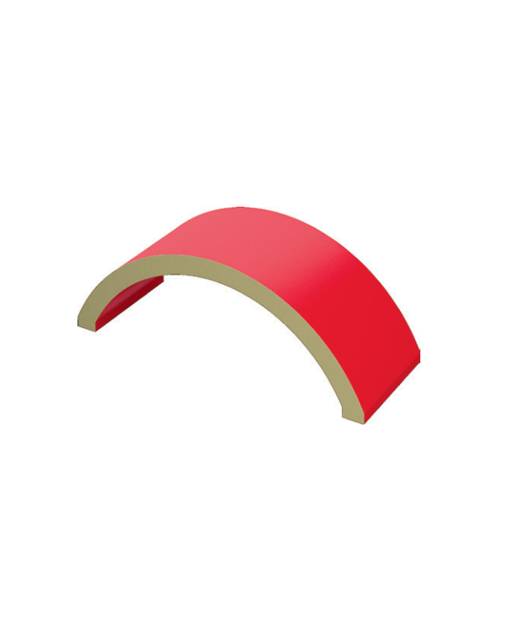 Bogen rot aus Holz
