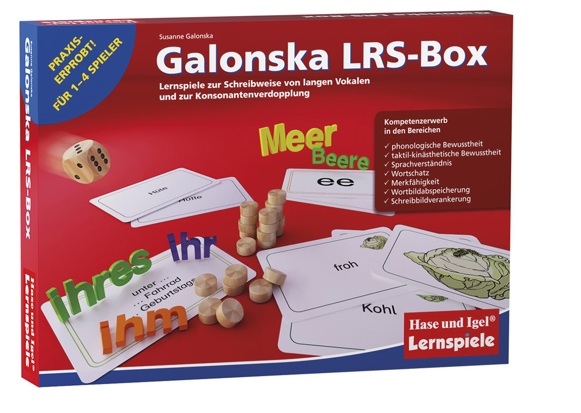 Galonska LRS-Box, Lernspiele, 2.-6. Klasse