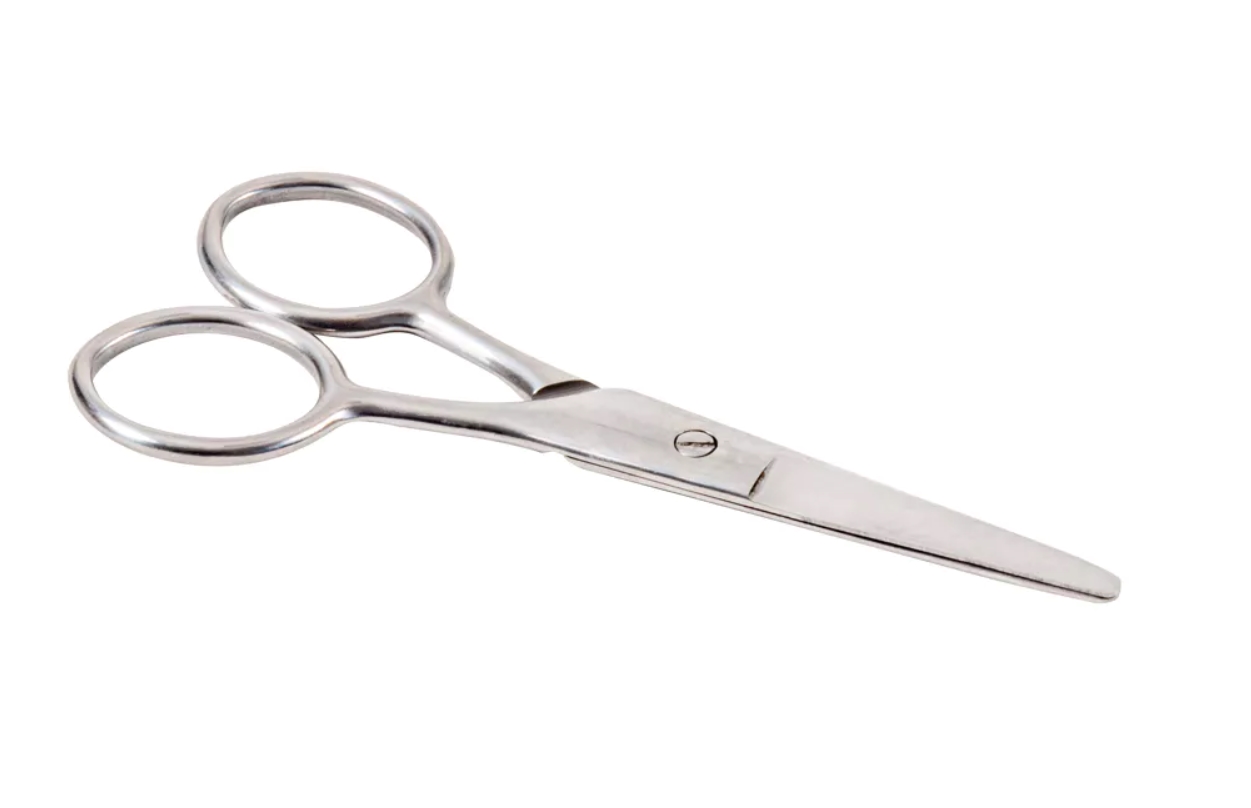 Schere für Rechtshänder und Linkshänder, 10 cm, stumpfe Spitze, 3-6 Jahre