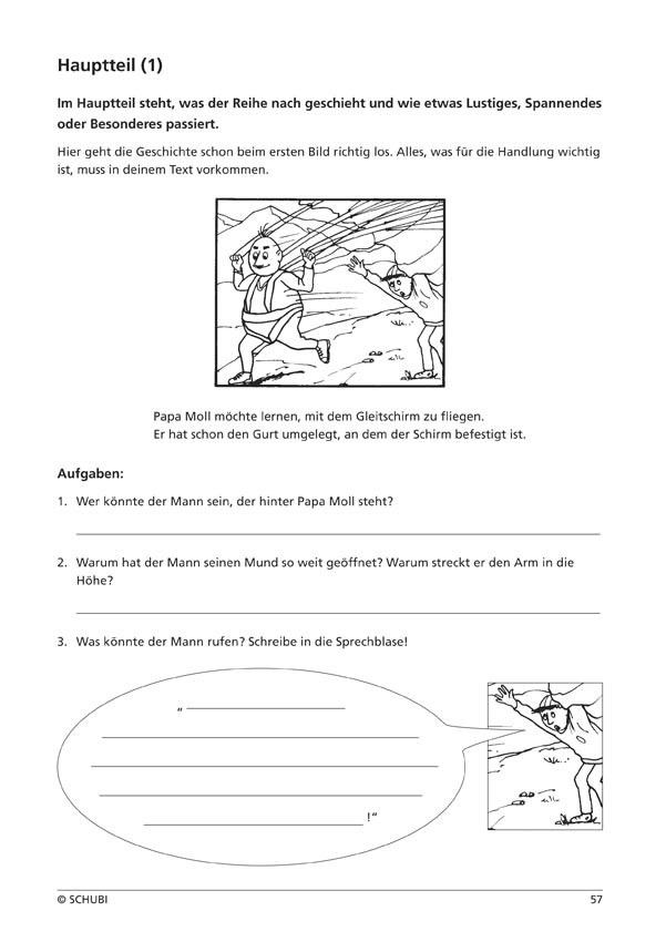 Praxisbuch Texte aufbauen mit Bildergeschichten, 2.-5. Klasse