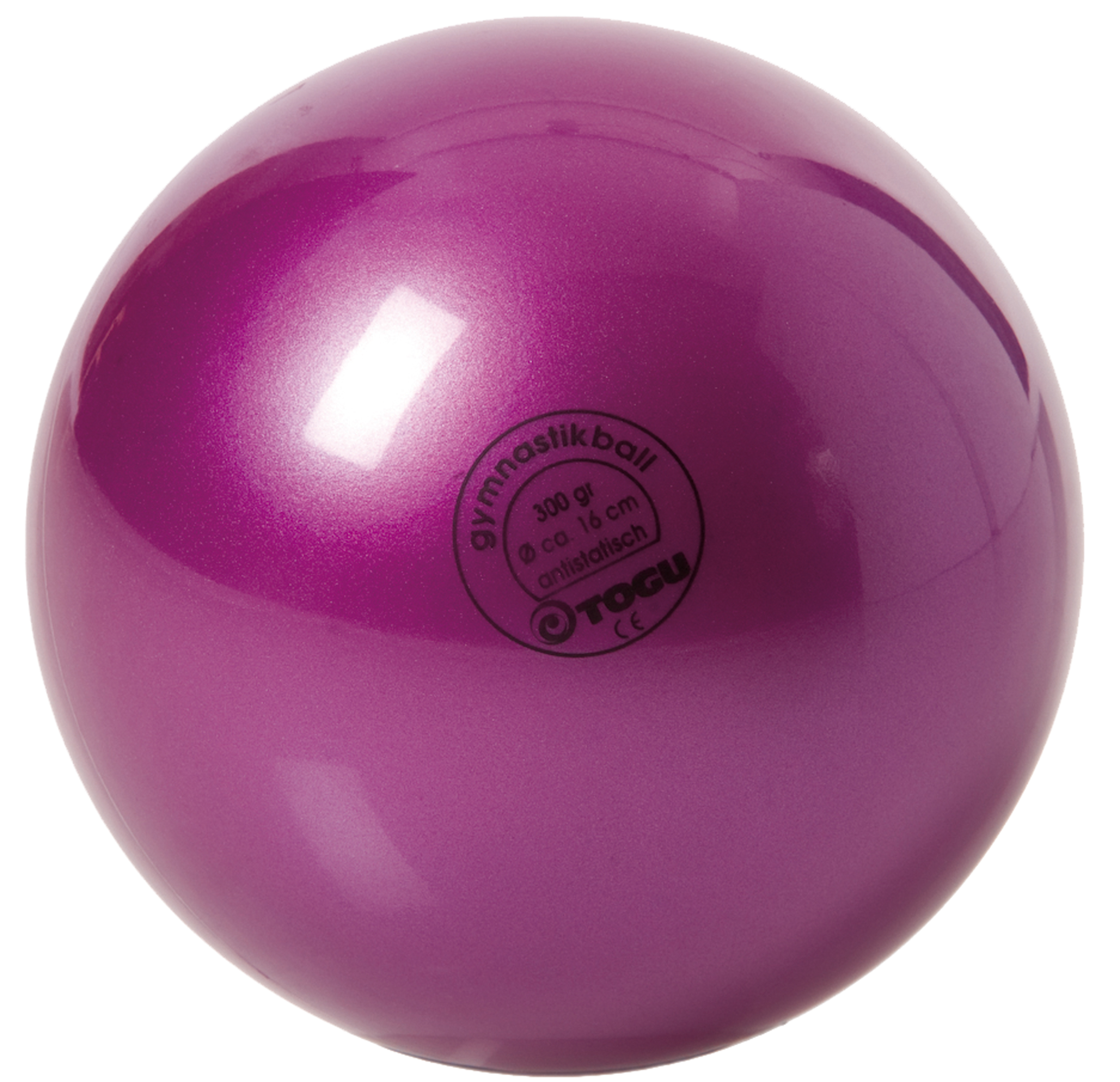 TOGU® Gymnastik Ball Standard 16 cm, 300 g, lila