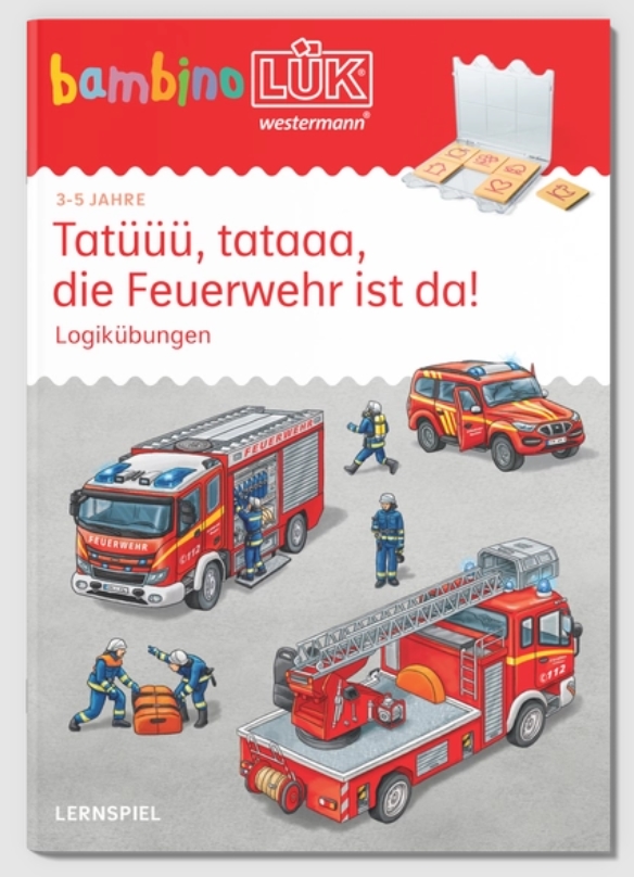 bambinoLÜK Tatüüü, tataa, die Feuerwehr ist da, Heft, Kindergarten/Vorschule