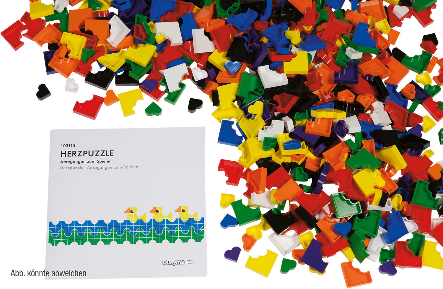 Herz-Puzzle-Set