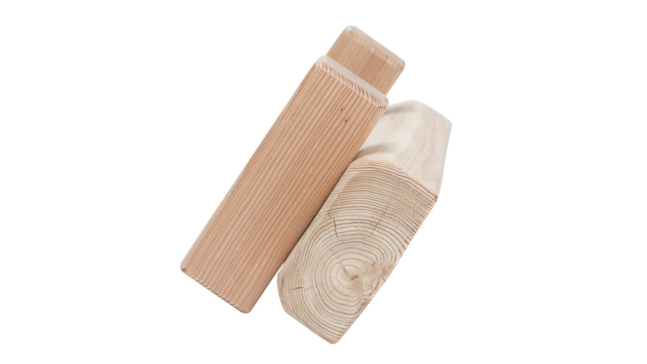 Kleine Sitzbank für Kinder "Stammplätzchen Horsti", aus Holz, 17,5 x 55 x 20 cm
