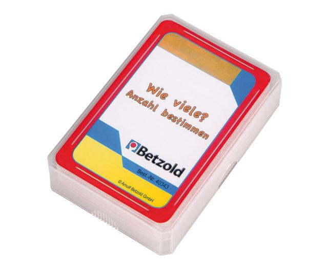 Wie viele? Anzahl bestimmen, Spielkarten zum Magischen Zylinder, 5-6 Jahre