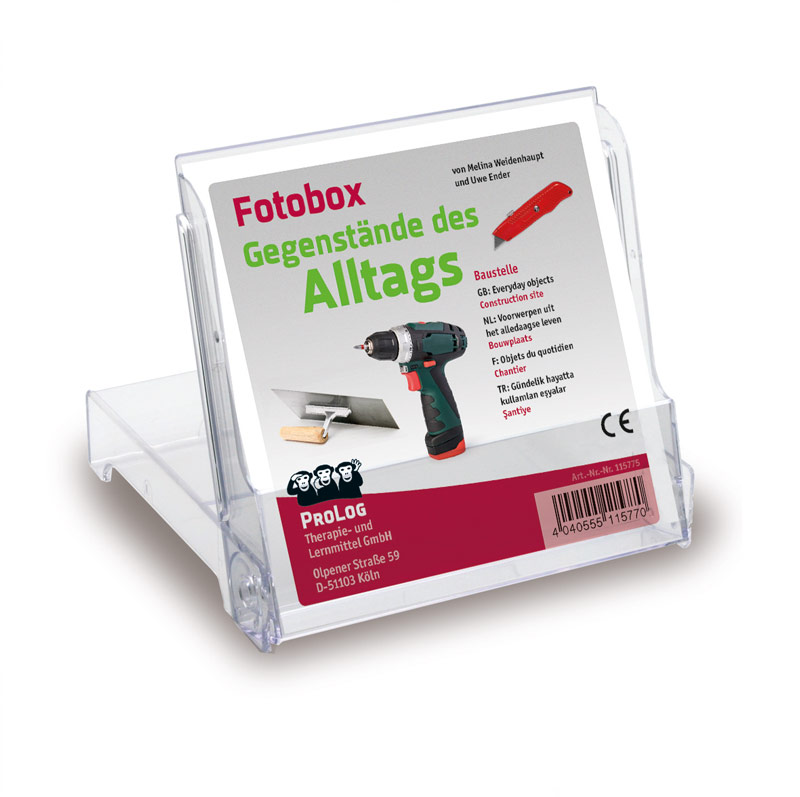 Fotobox Gegenstände des Alltags - Baustelle, Fotokarten