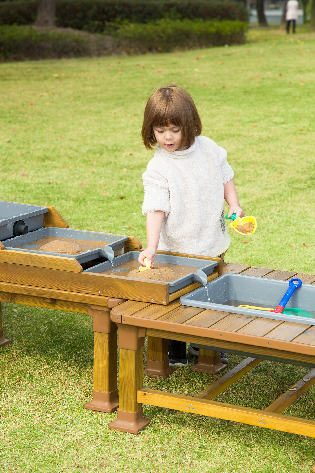 Outdoor Sand- und Wassertische, 3er Set