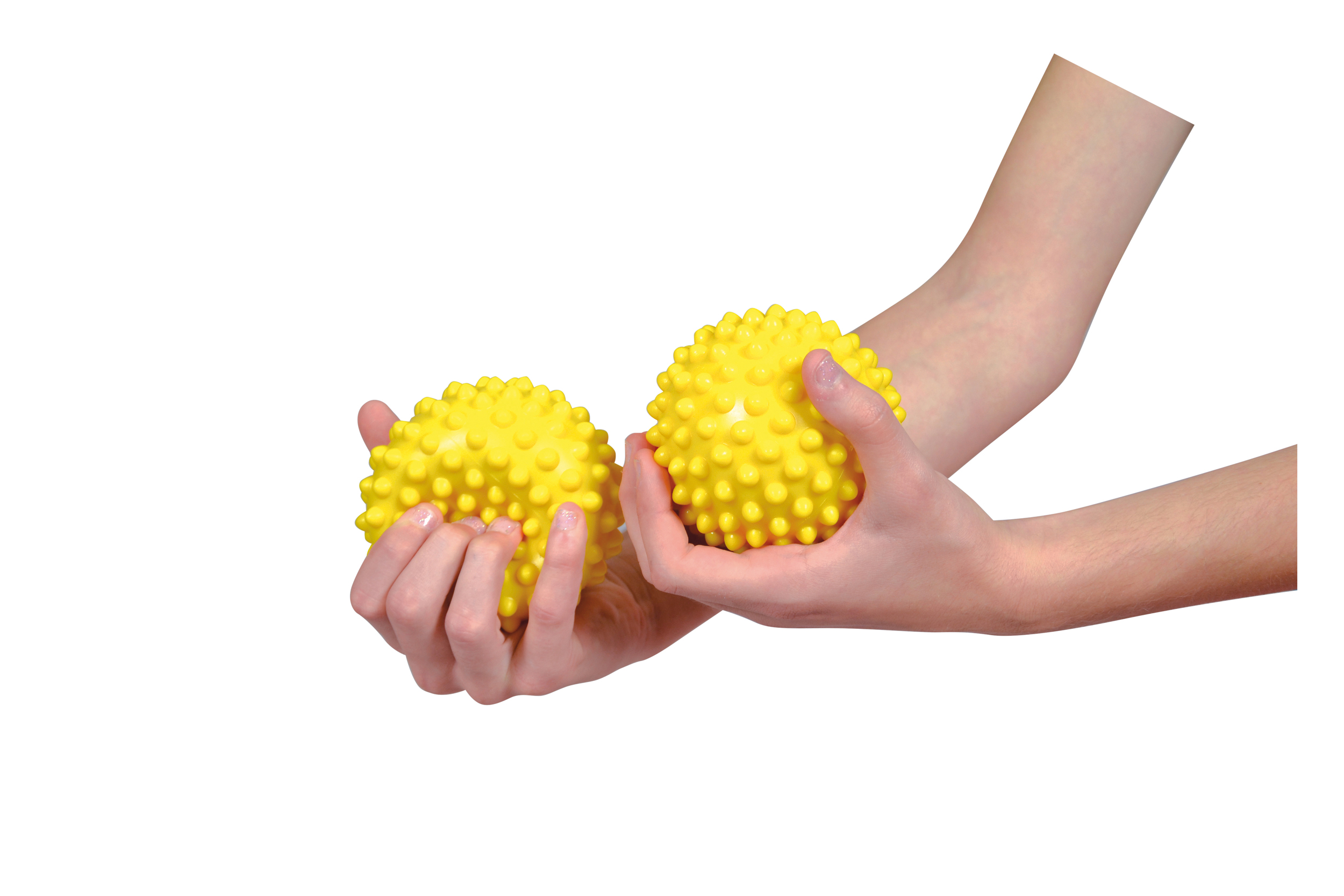 Sensy-Ball gelb, 2er-Set, 10 cm