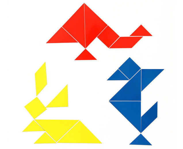 Magnetisches Tangram, 3er Set