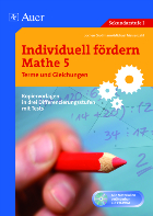 Individuell fördern Mathe 5, Terme & Gleichungen