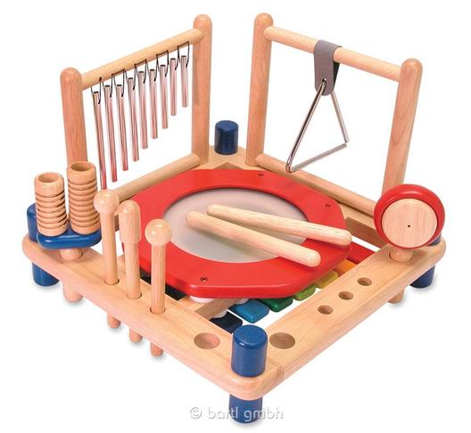 Kinder-Musikcenter, Spielstation aus Holz, ab 3 Jahre