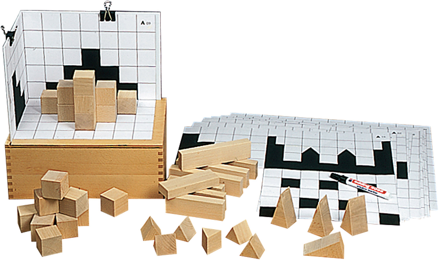 Schattenbauspiel 6er-Klassen-Set, ab 5 Jahre