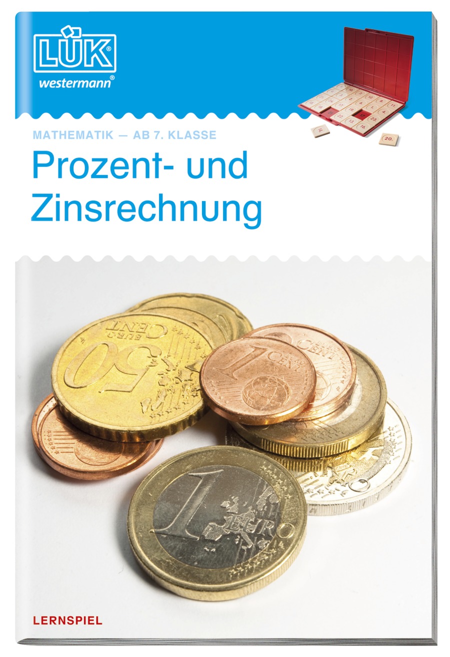 LÜK Prozent- und Zinsrechnung, Heft, 7.-8. Klasse