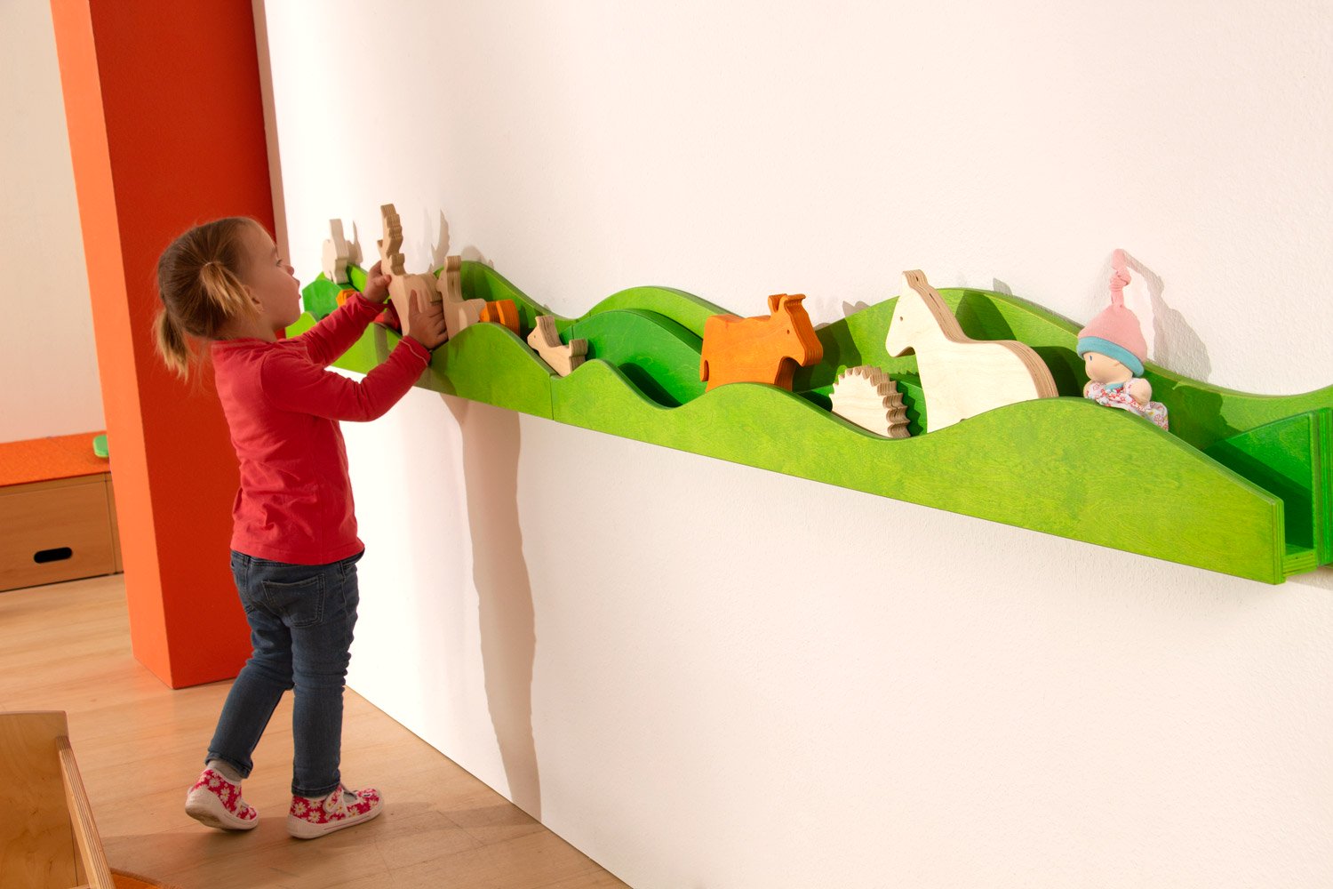 Wandleiste für Spielfiguren