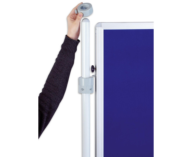 T-Fuß Stativ, grau, Ständer für Stellwand, einzeln