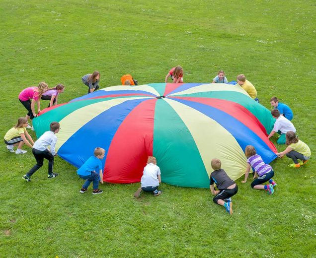 Fallschirm-Schwungtuch Ø 6,1m, 16 Schlaufen