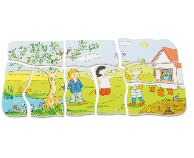 Lagen-Puzzle 4 Jahreszeiten, 4-7 Jahre