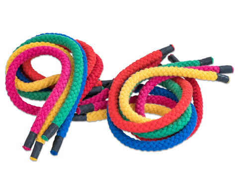 Seil-Set Regenbogen, 12er Set - 40 cm