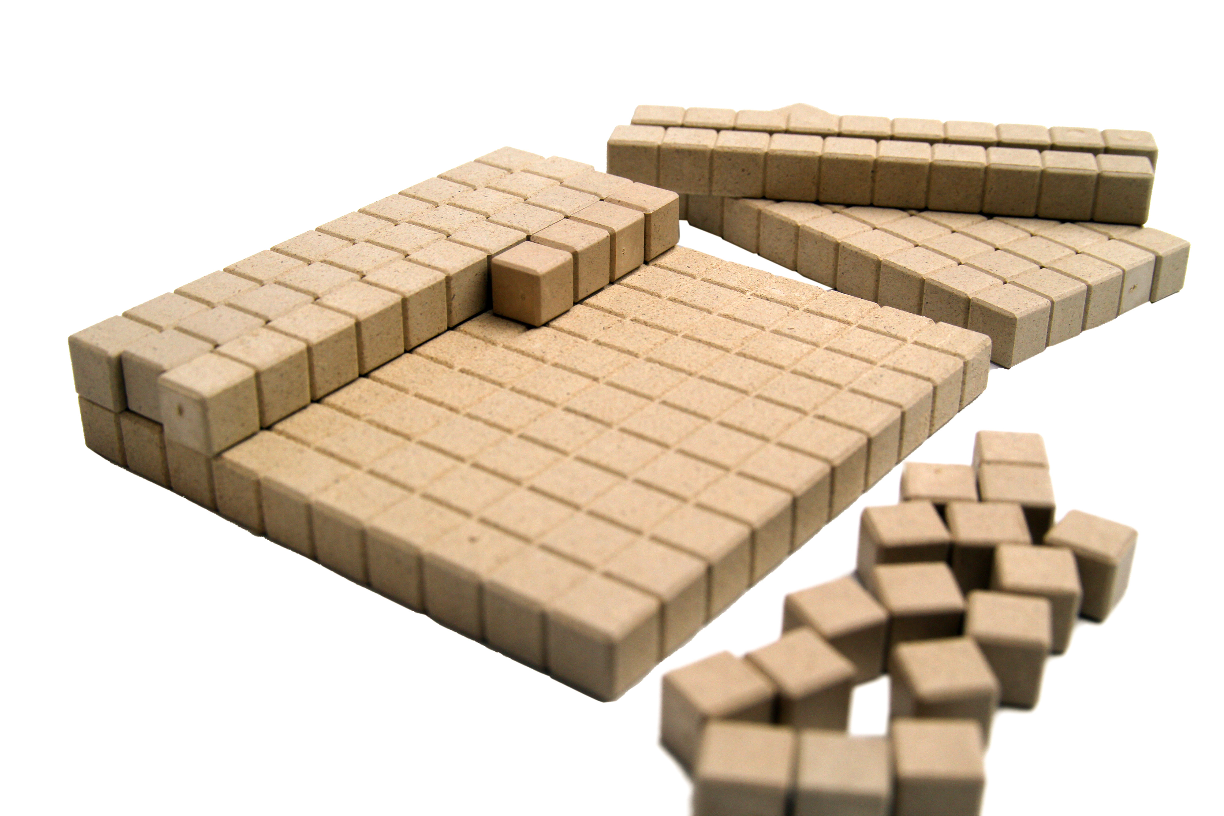 Dienes Schülerset, COMPUTANDI MINI, 31-teilig, aus RE-Wood® natur