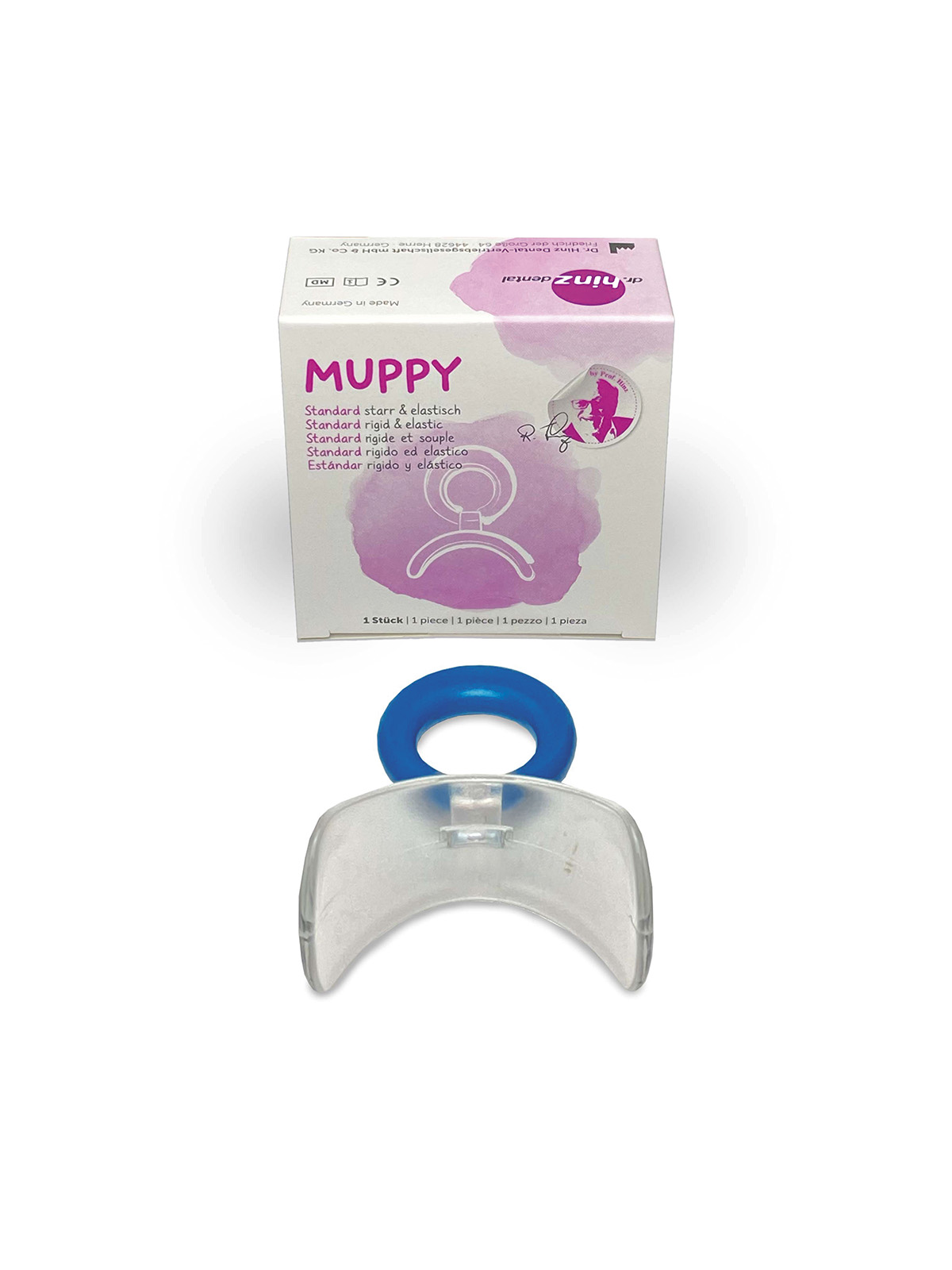 MUPPY Standard II, Mundvorhofplatte, transparent/starr, 93002