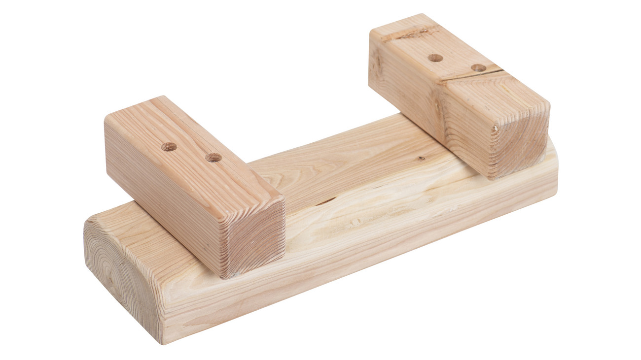 Kleine Sitzbank für Kinder "Stammplätzchen Horsti", aus Holz, 17,5 x 55 x 20 cm