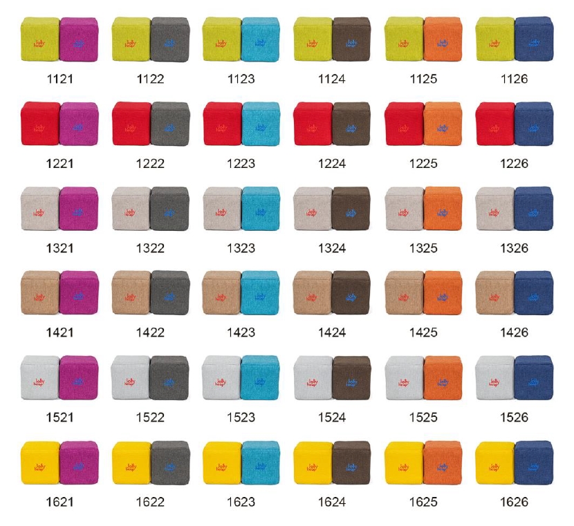 Jolly Heap Set BASIC rot-blau, Riesen-Magnetbausteine
