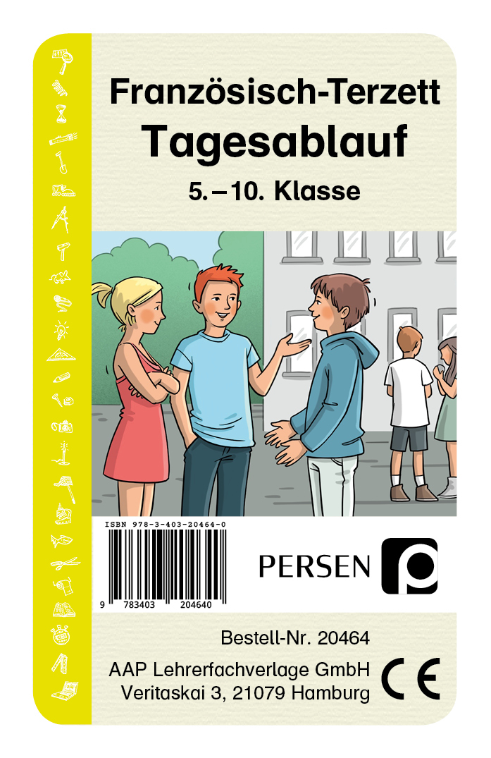 Französisch-Terzett: Tagesablauf, Buch, 5. bis 10. Klasse