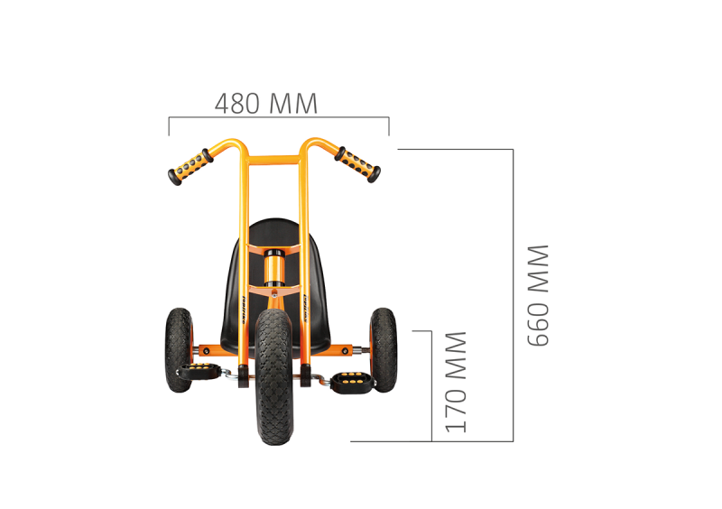 TopTrike Chopper, Dreirad, ab 4 Jahre